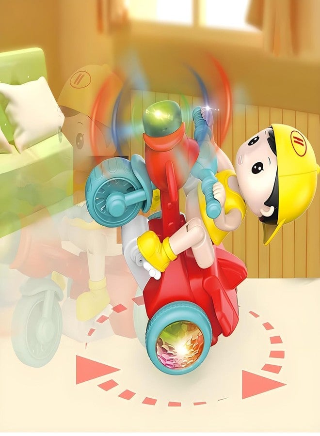 EUPHORIA Rk Toys Stunt Tricycle Toy for Kids | 360 Degree Rotation | 3D Light and Music | Fun Gift for Boys and Girls | Multicolor Toy for Entertainment for Kids - Image 1
